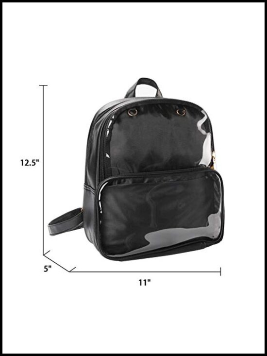 Ita Bag Backpack Double Window PU Leather with Insert Kawaii Anime Expo main image 4